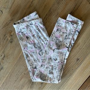 Cat Themed Leggings Sz 10